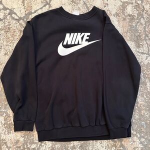 Nike Men's Black Crewneck Sweater